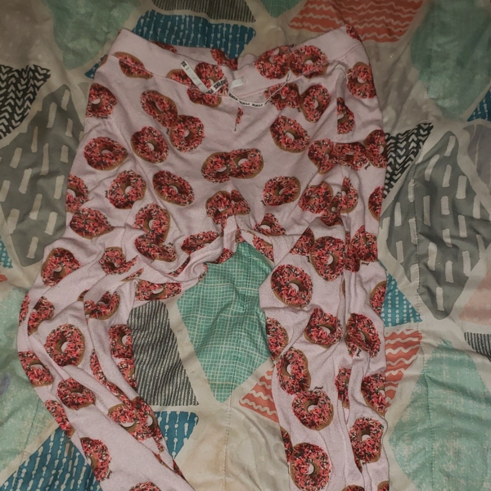 PINK donut sleep pants
